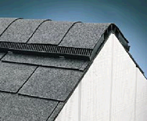 How is a roof Ridge vent attached to a roof?