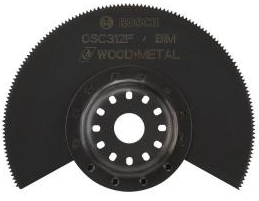 Bosch OSC312F 3-1/2 in. x 7/8 in. BIM Flush cut Wood and Metal Blade