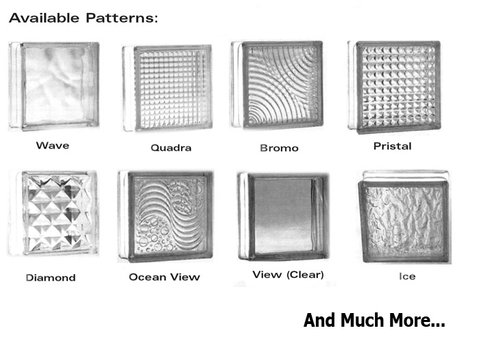 types of decorative glass